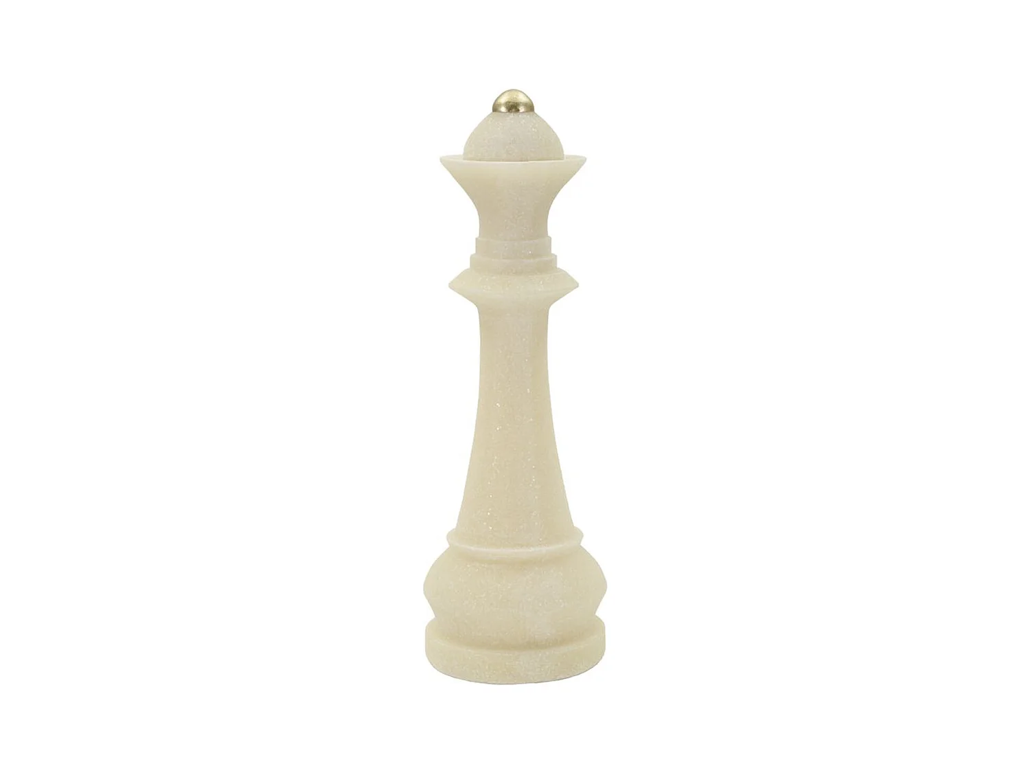 Sculpture Échecs 2, Blanc, 12x12x36 cm, Epikasa