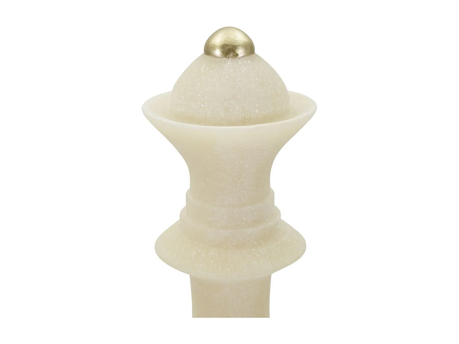 Rzeźba Szachy 2, Biały, 12x12x36 cm, Seven Design