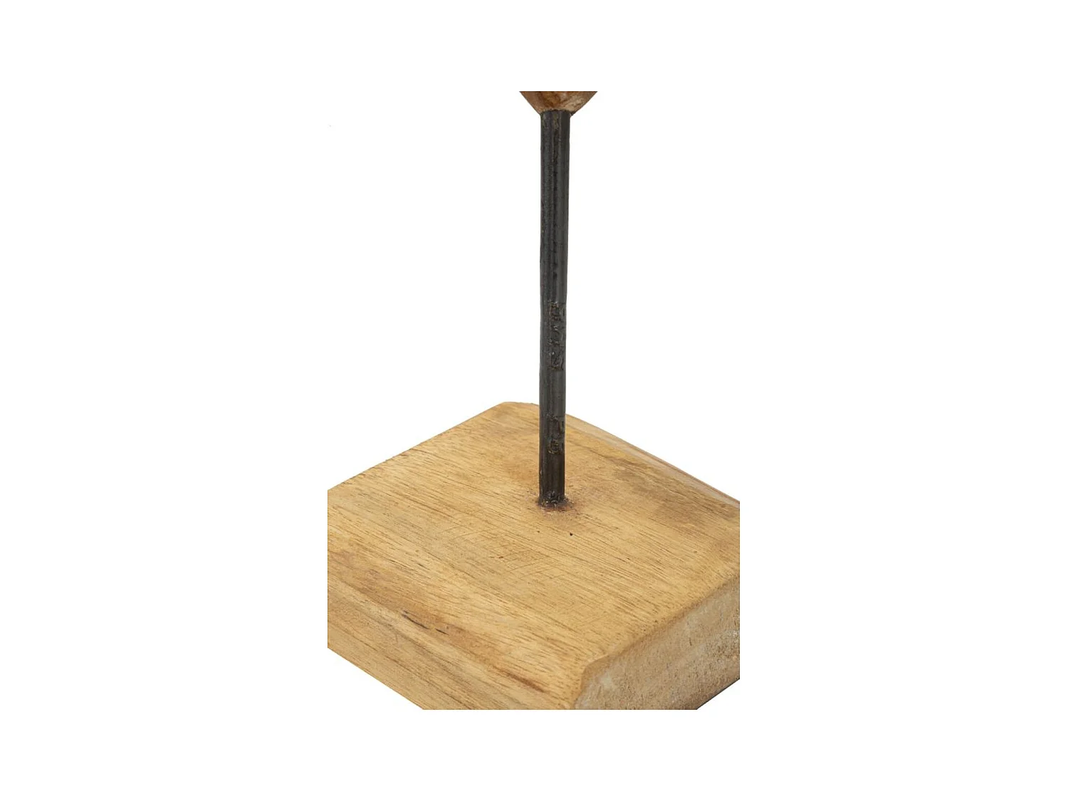 Rzeźba Serce 5, Brązowy, 25x12x45 cm, Epikasa