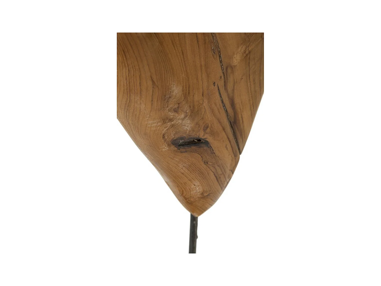 Rzeźba Serce 5, Brązowy, 25x12x45 cm, Epikasa