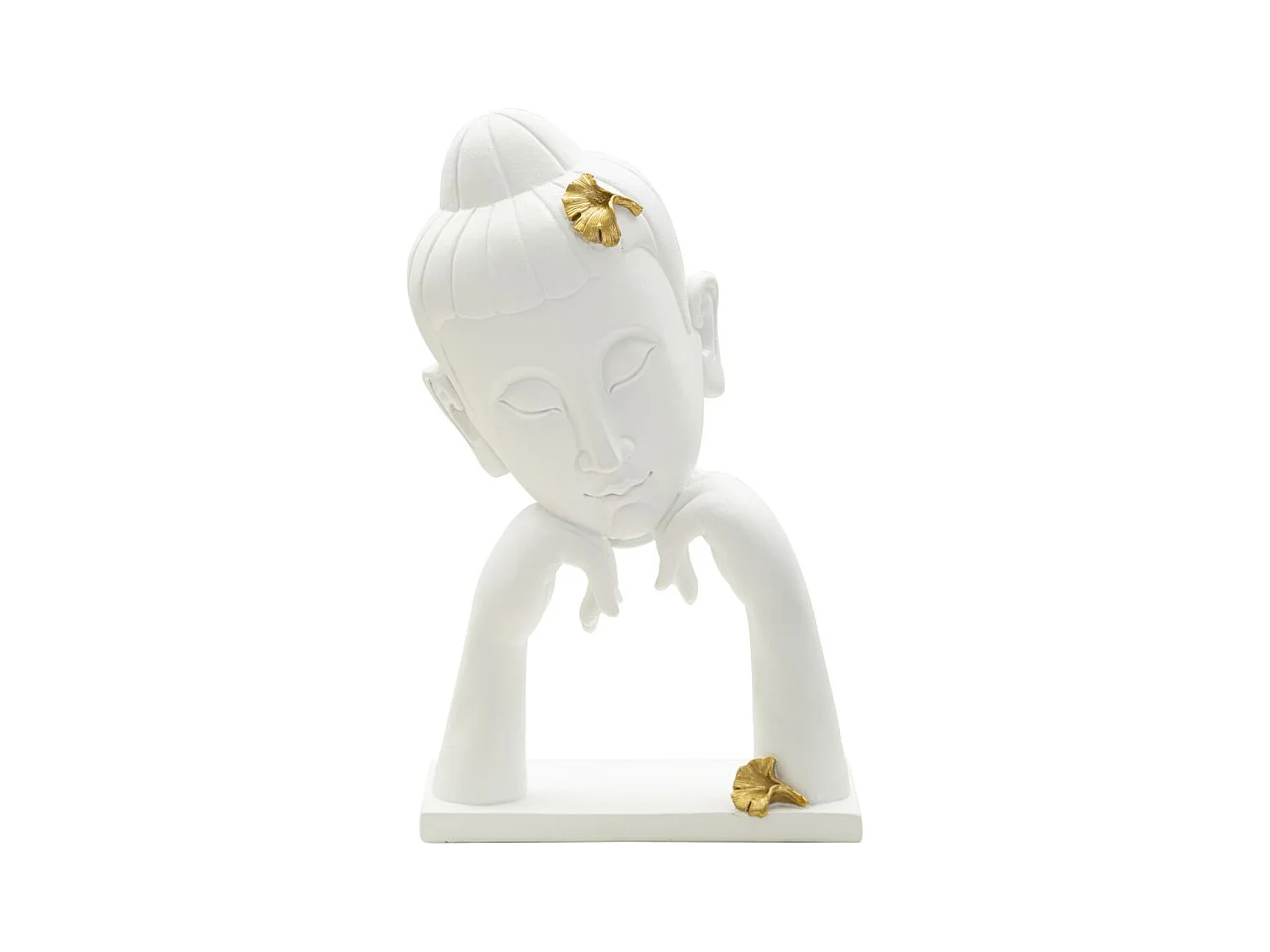 Sculpture MF372, Blanc, 21,5x13x36 cm, Epikasa