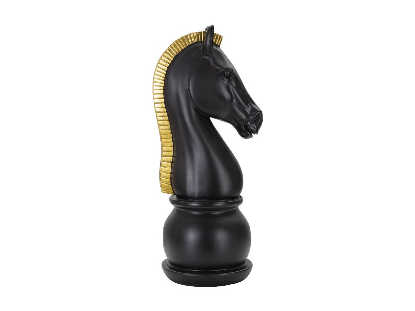 Scultura Scacchi 5, Nero, 18,5x18,5x50 cm, Epikasa