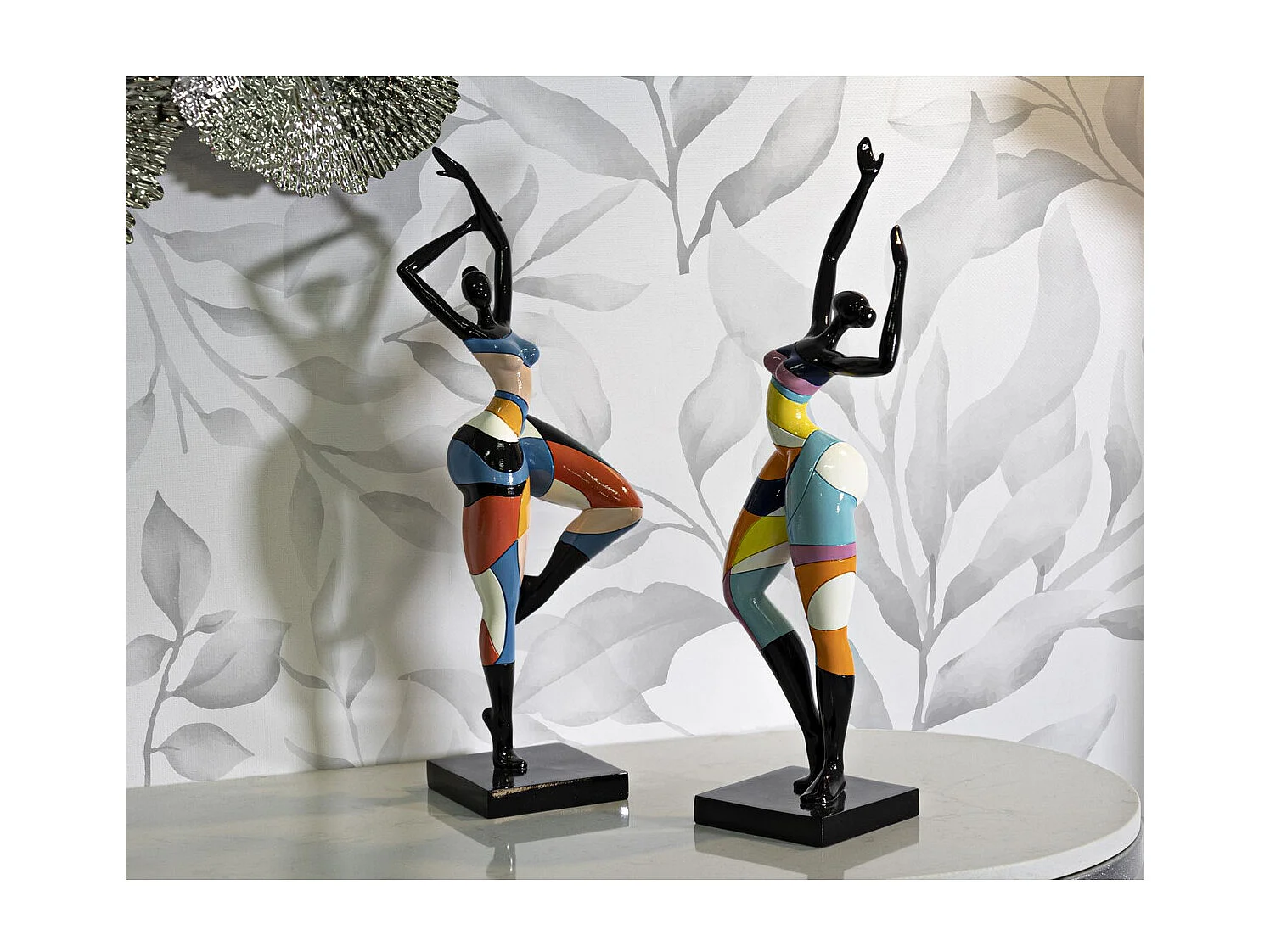 Scultura MF376, Multicolore, 11,5x9x38,5 cm, Seven Design