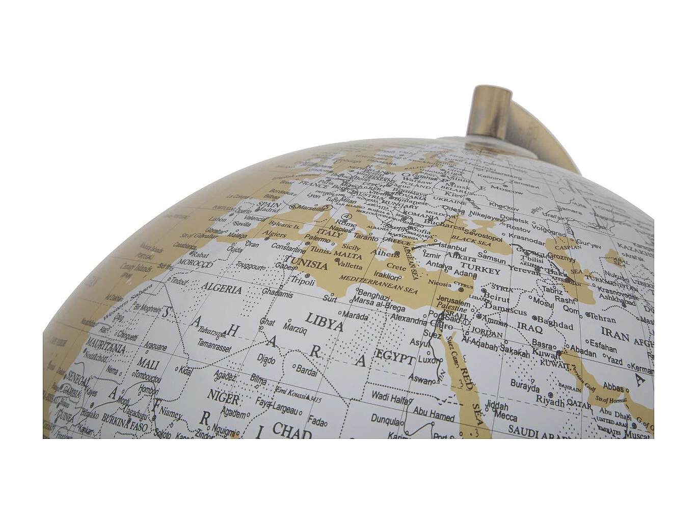 Globo de Mesa MF220, Ouro, 25x25x38 cm, Seven Design