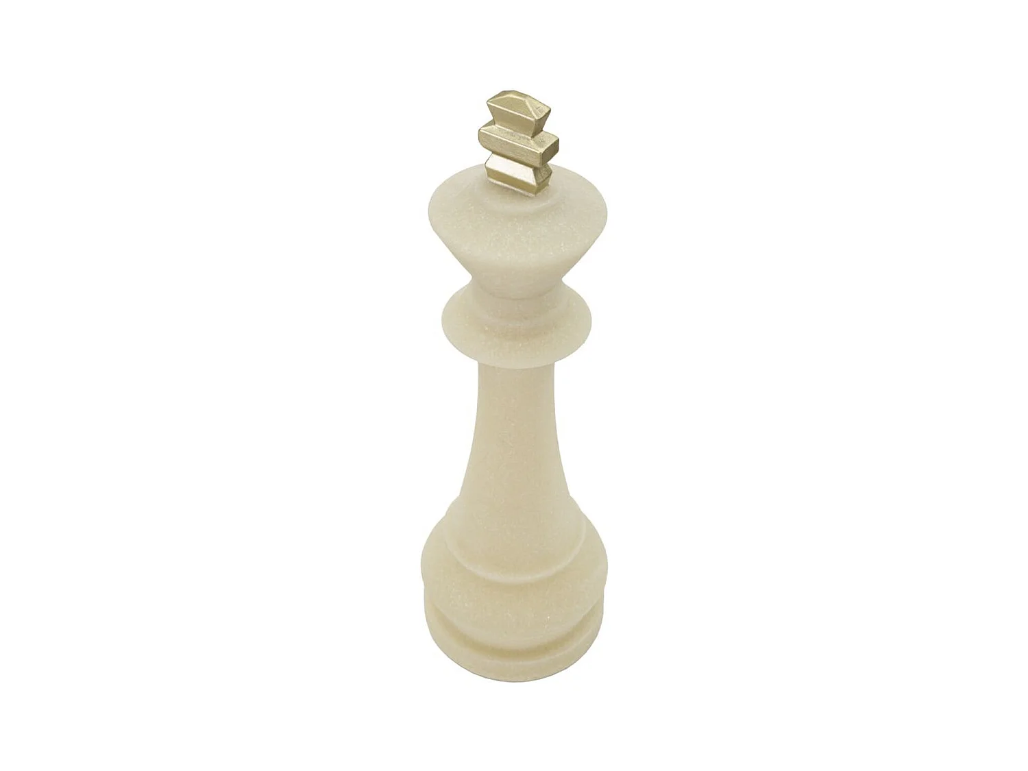 Sculpture Échecs 1, Blanc, 13x13x41 cm, Epikasa