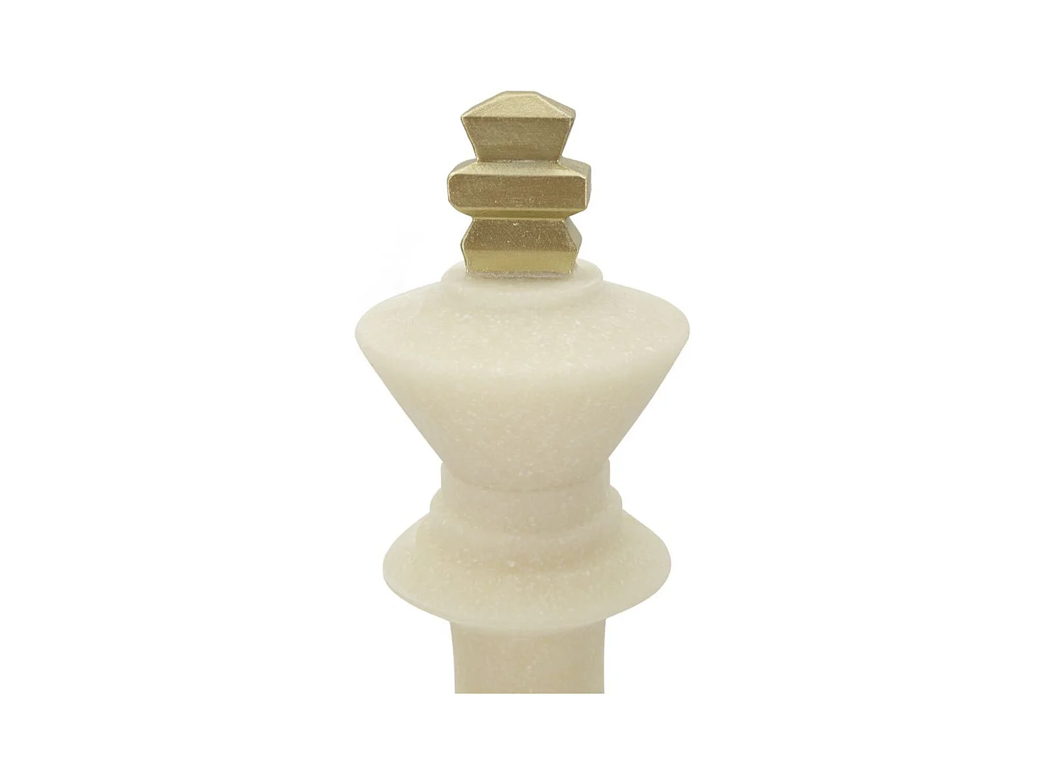 Sculpture Échecs 1, Blanc, 13x13x41 cm, Epikasa