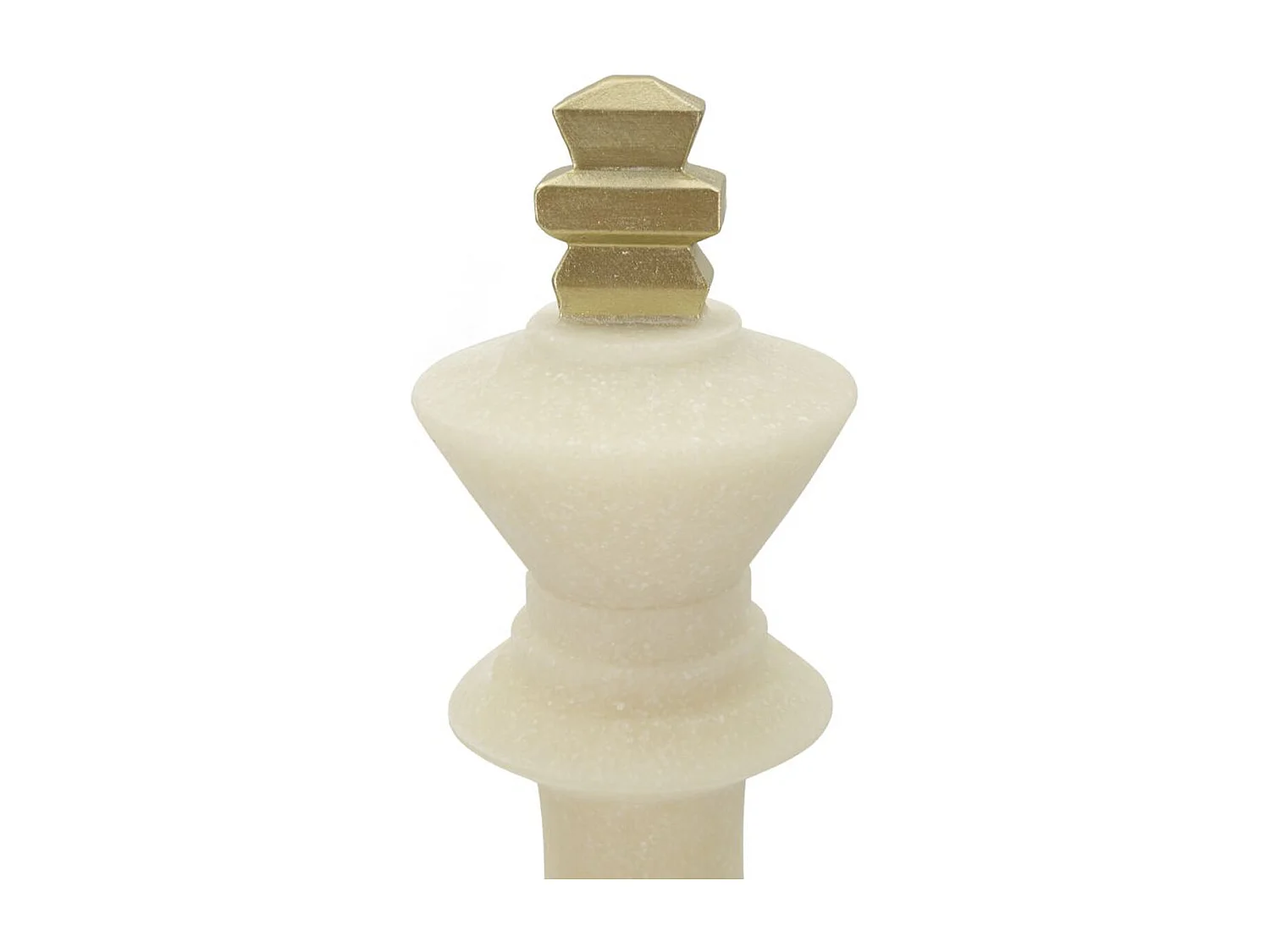 Rzeźba Szachy 1, Biały, 13x13x41 cm, Seven Design