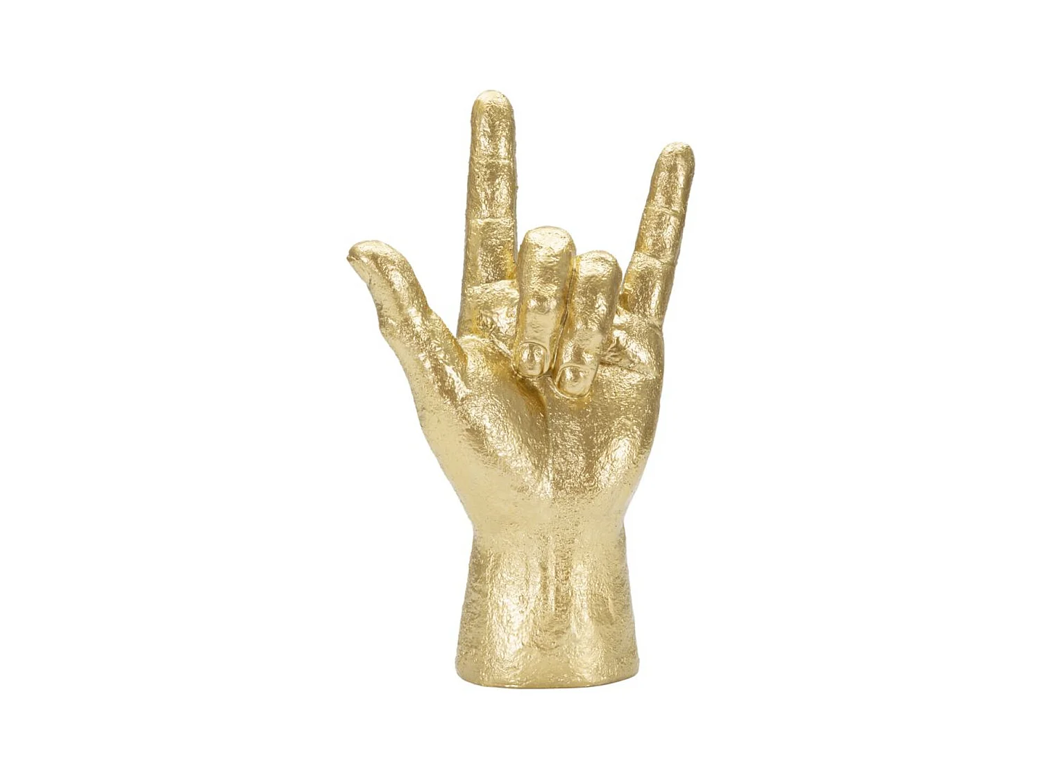 Escultura Mãos 4, Ouro, 14,5x7x23 cm, Epikasa