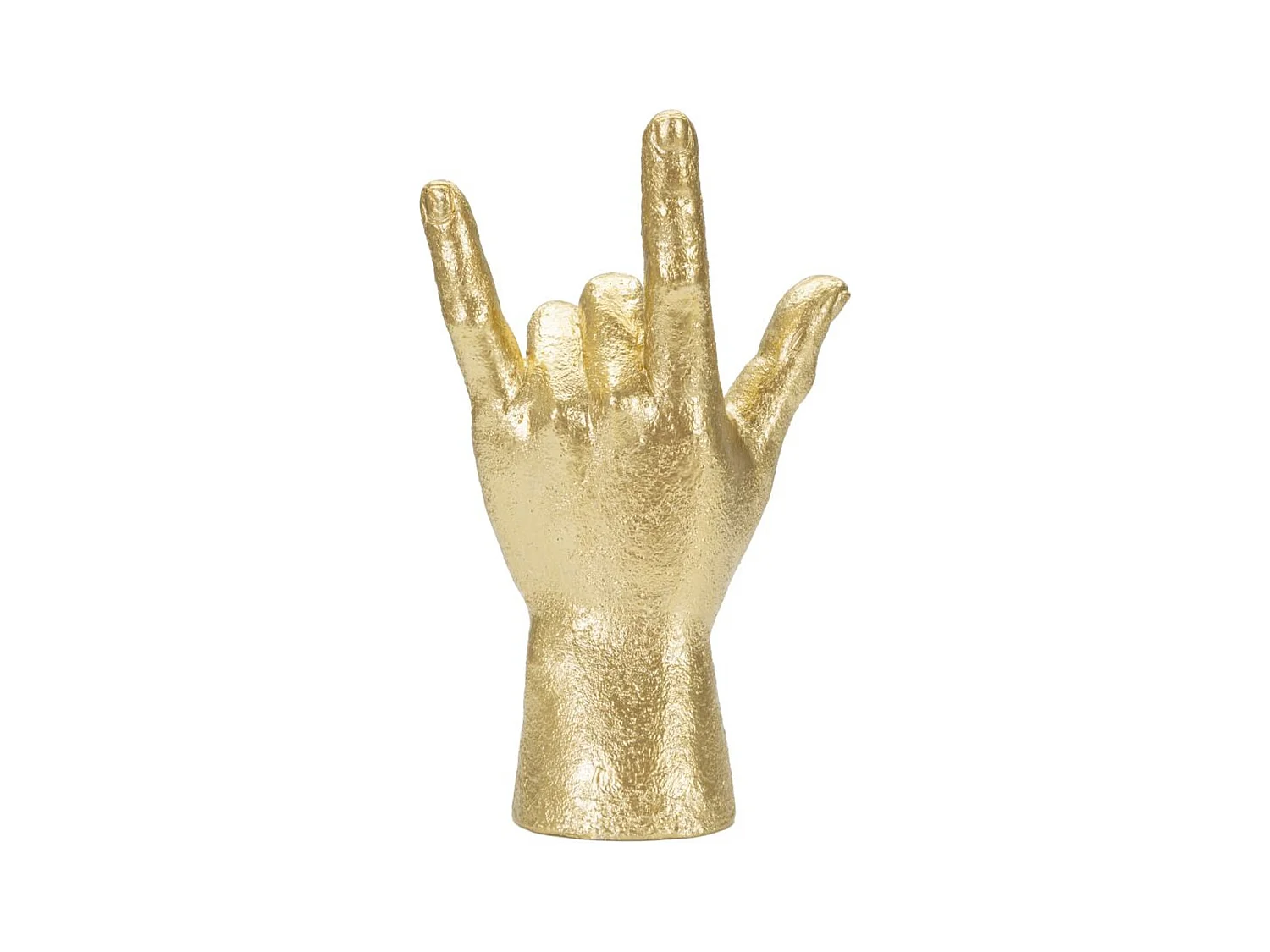 Escultura Mãos 4, Ouro, 14,5x7x23 cm, Epikasa