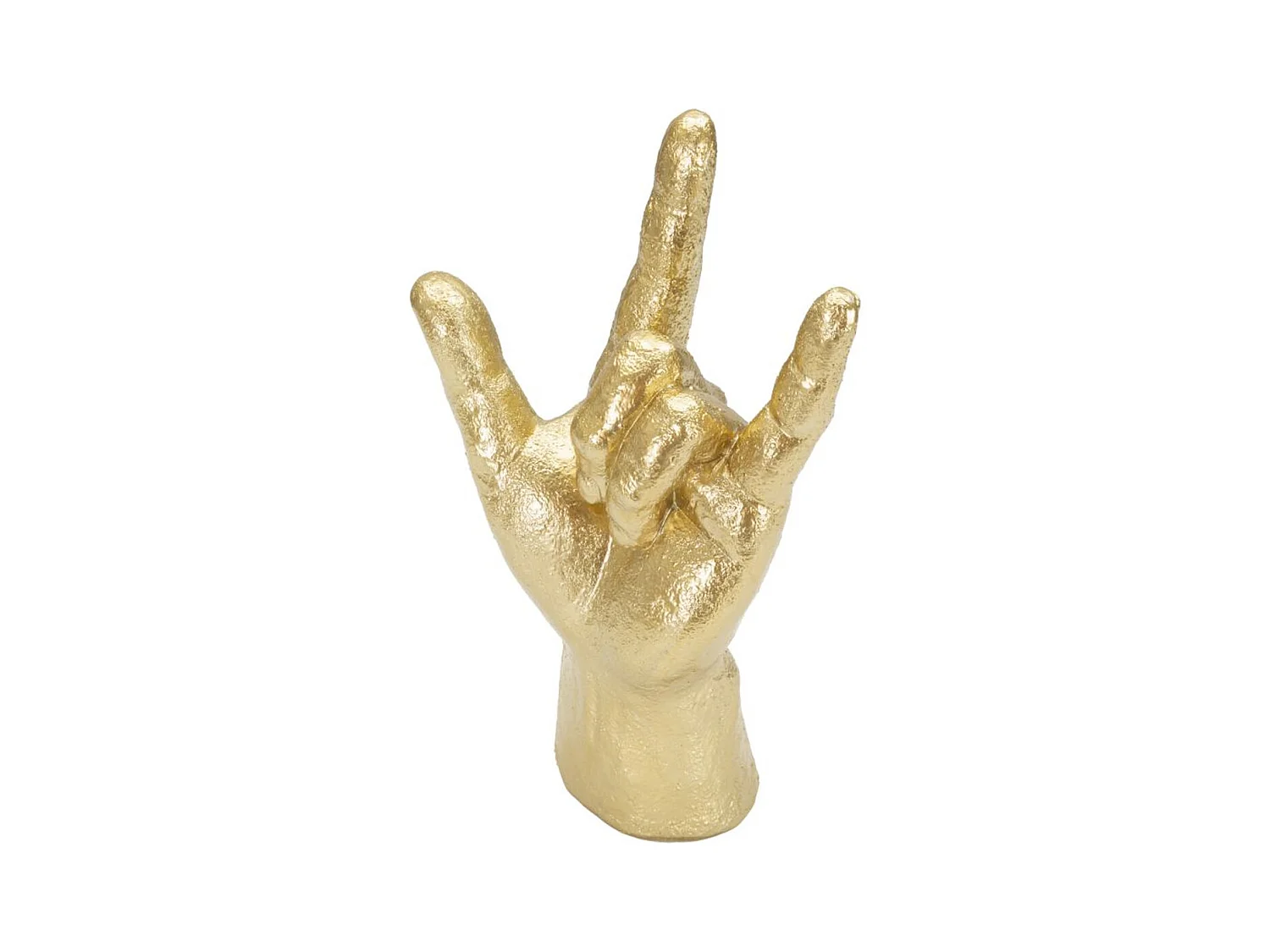 Escultura Mãos 4, Ouro, 14,5x7x23 cm, Epikasa