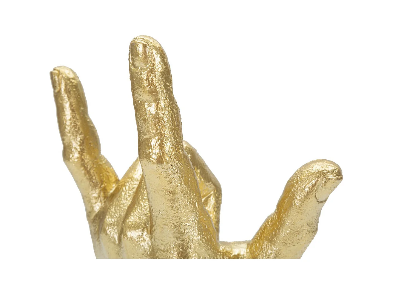 Escultura Mãos 4, Ouro, 14,5x7x23 cm, Epikasa