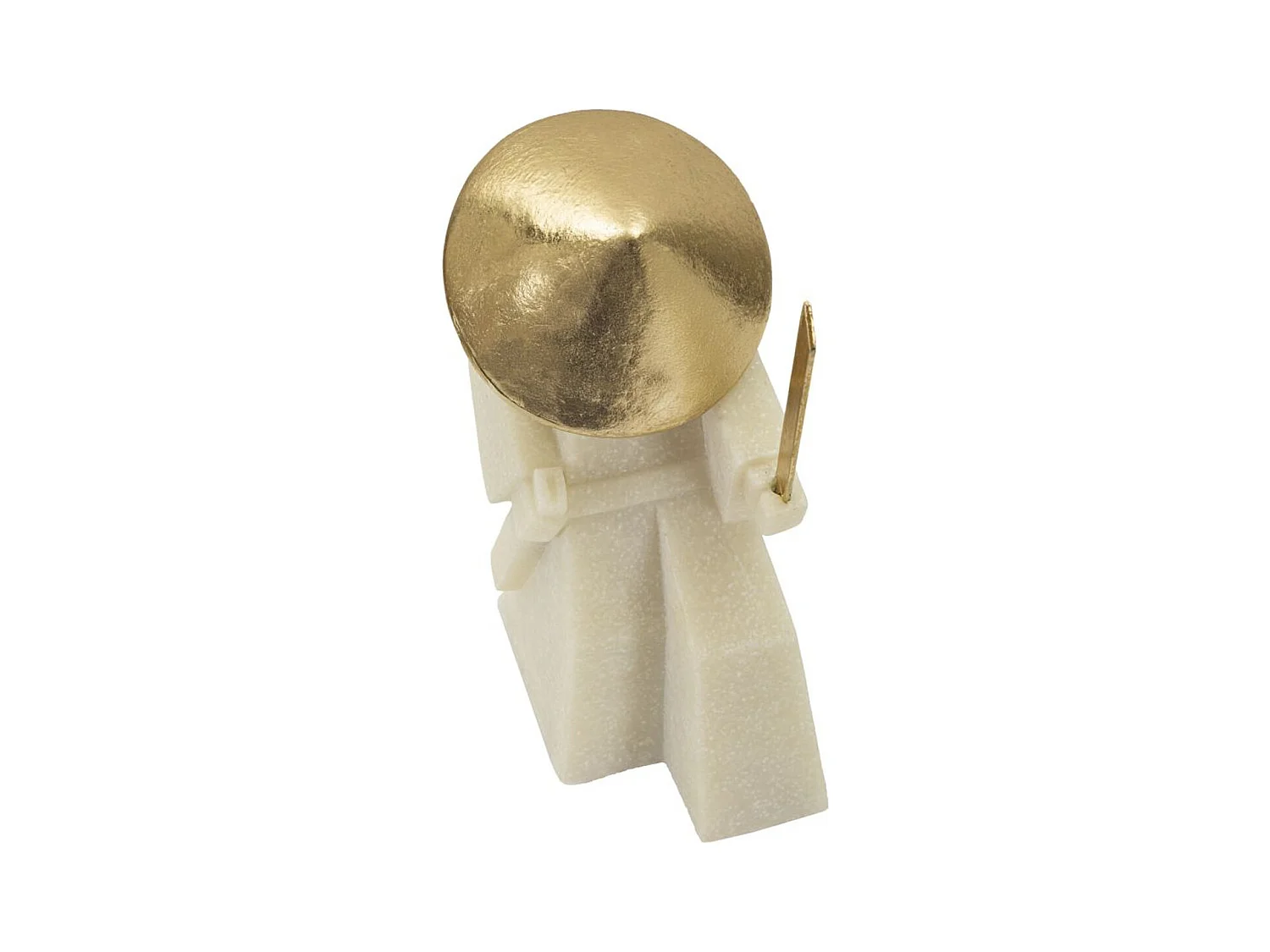 Rzeźba Japonia 2, Biały, 14x9x24,5 cm, Epikasa