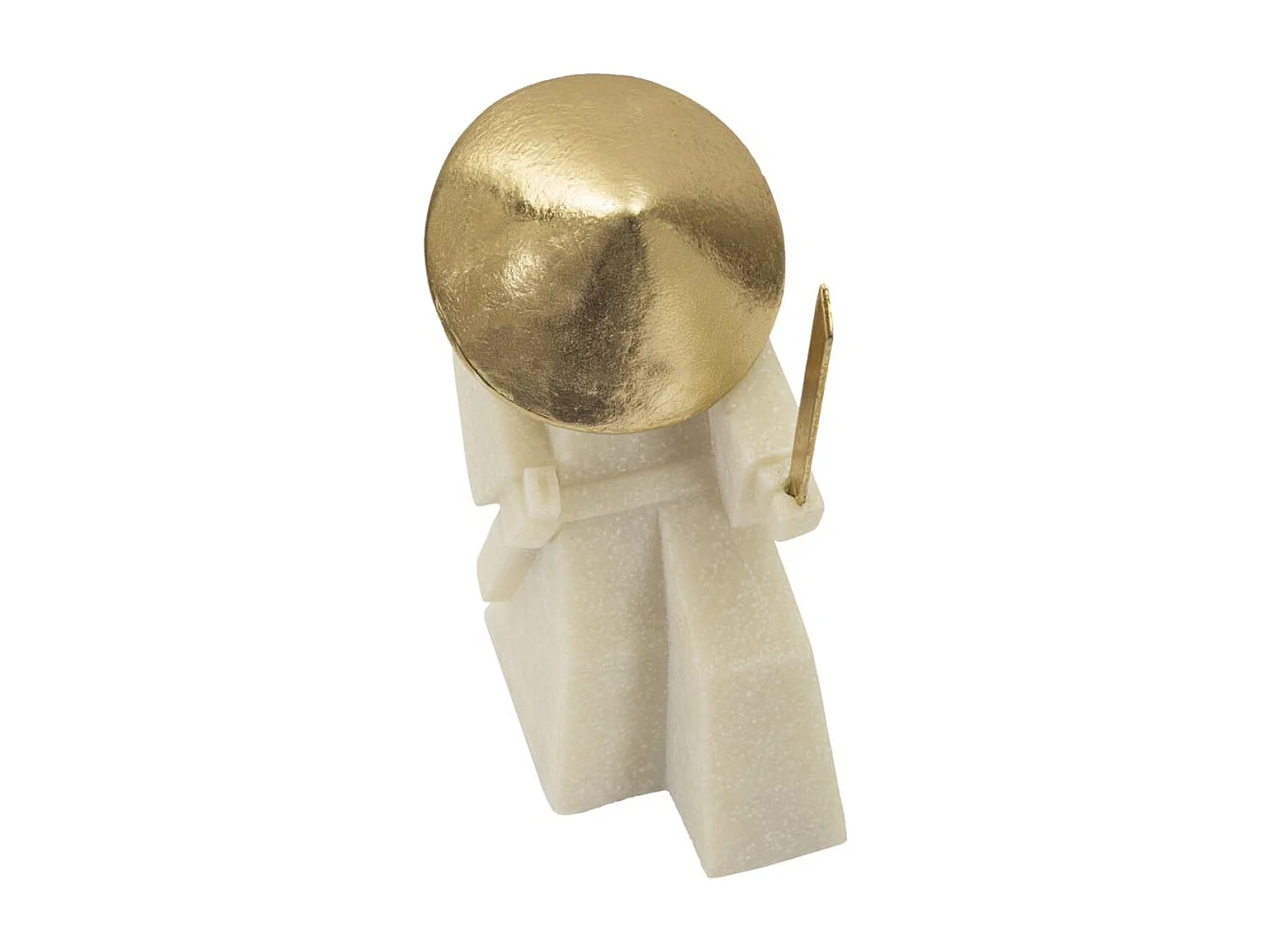 Scultura Giappone 2, Bianco, 14x9x24,5 cm, Seven Design