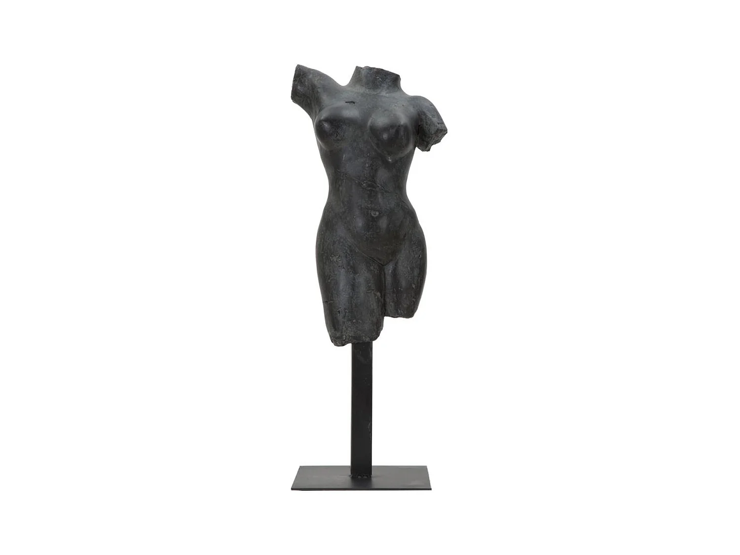 Sculpture Femme 2, Noir, 19x17x50 cm, Epikasa