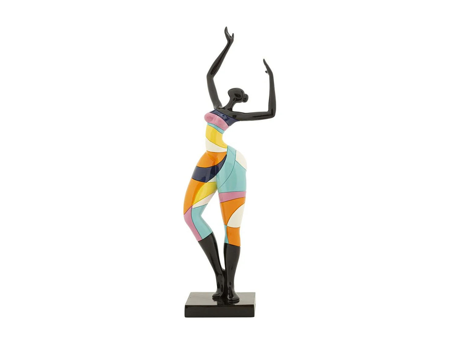 Sculpture MF375, Multicouleur, 12,5x10x38 cm, Seven Design