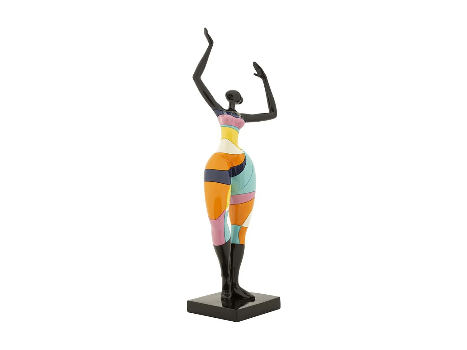 Sculpture MF375, Multicouleur, 12,5x10x38 cm, Seven Design