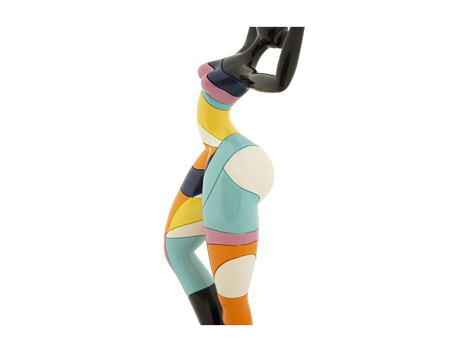 Sculpture MF375, Multicouleur, 12,5x10x38 cm, Seven Design