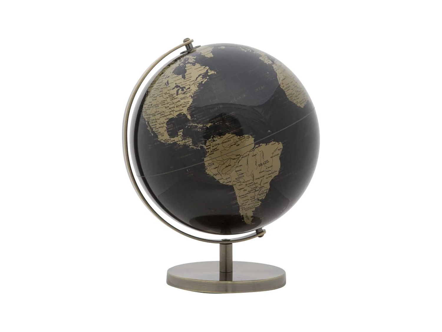 Globe de Table MF223, Or, 25x25x34 cm, Epikasa