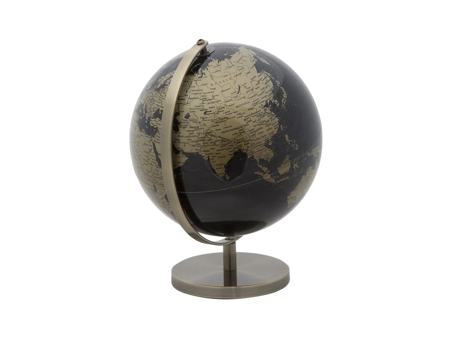 Globe de Table MF223, Or, 25x25x34 cm, Epikasa