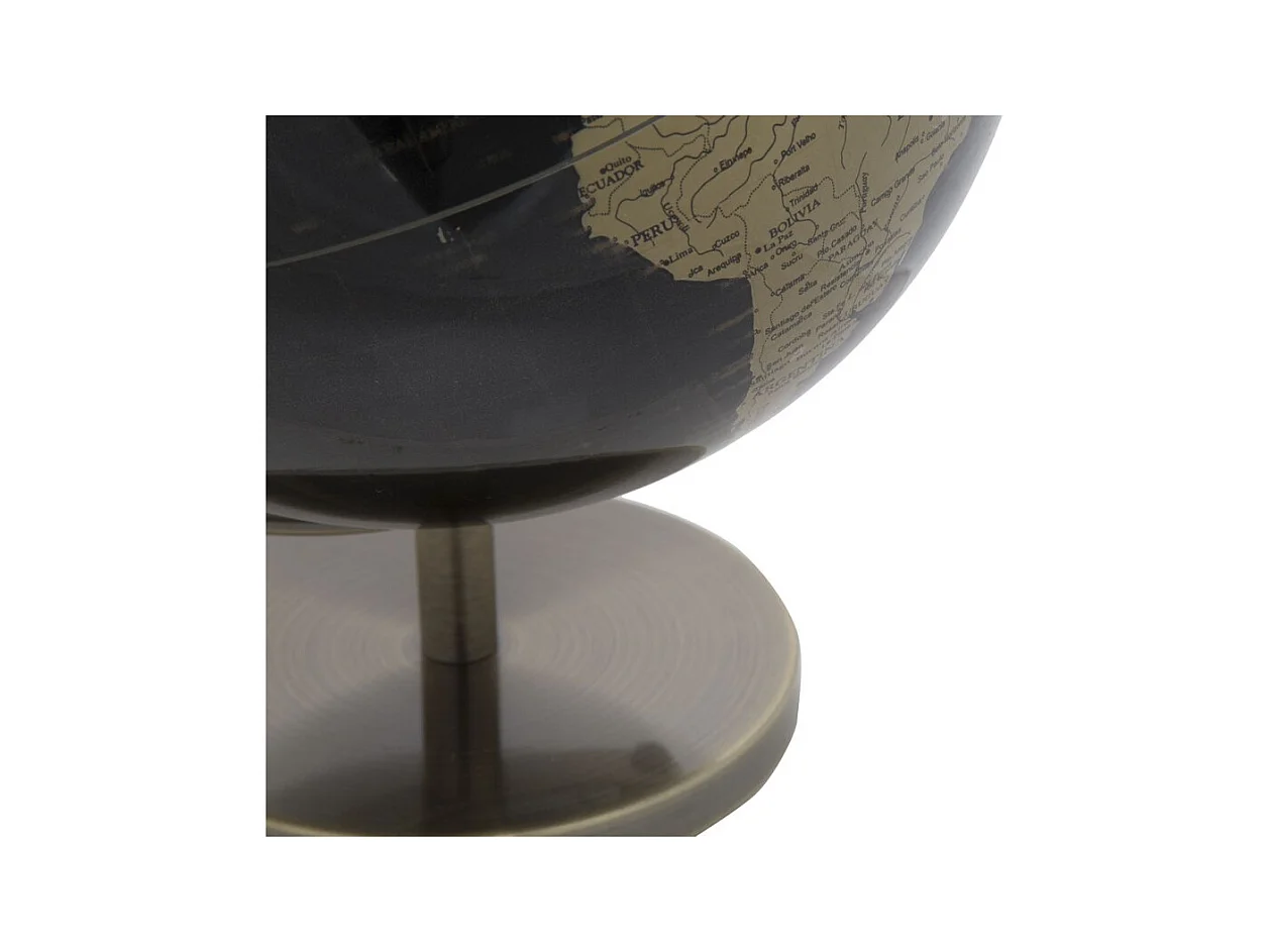 Globe de Table MF223, Or, 25x25x34 cm, Epikasa