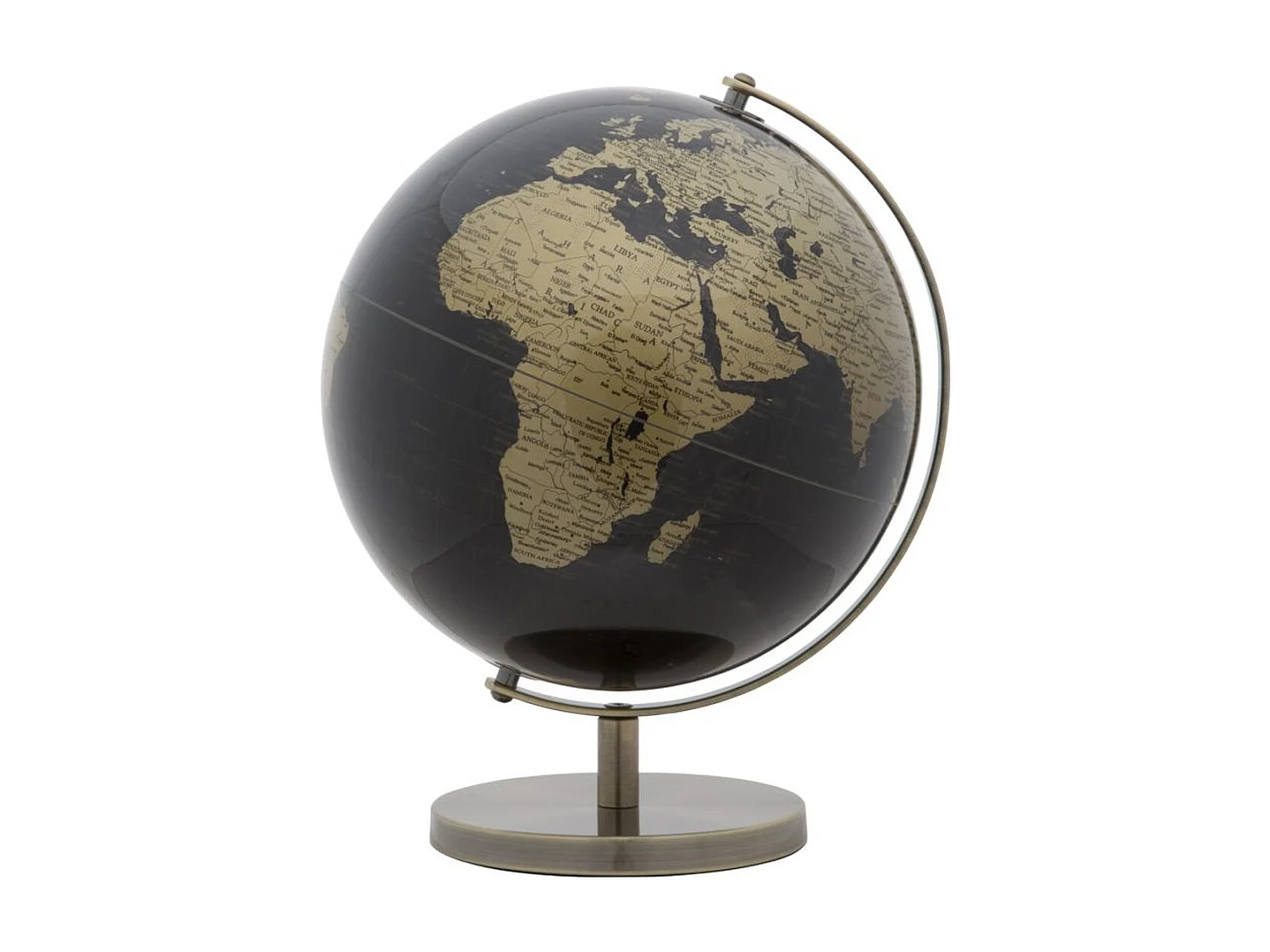 Globus Stołowy MF223, Złoto, 25x25x34 cm, Seven Design