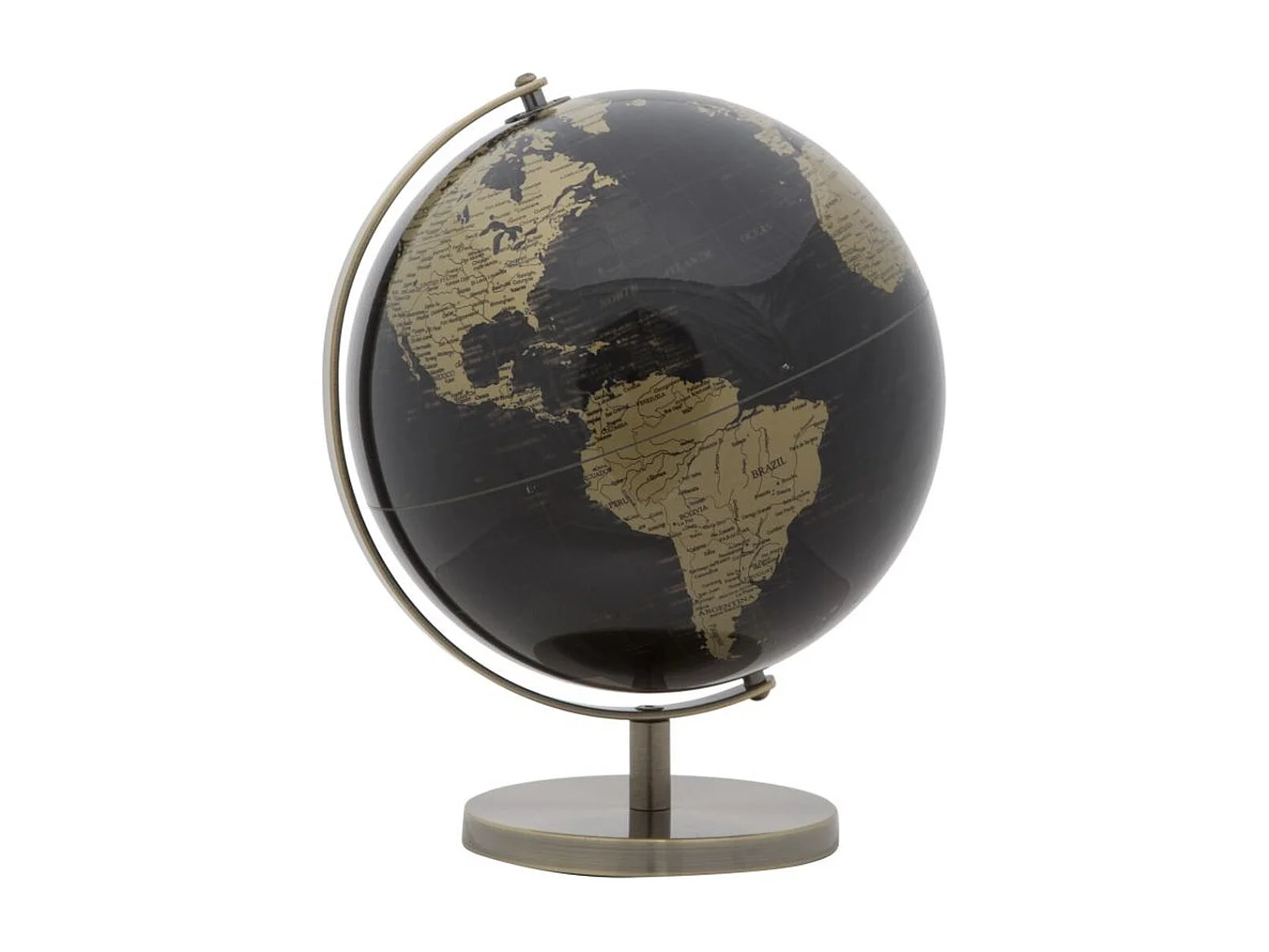 Globus Stołowy MF223, Złoto, 25x25x34 cm, Seven Design