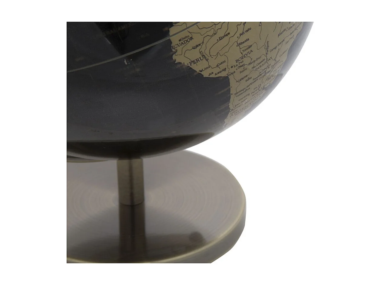 Globus Stołowy MF223, Złoto, 25x25x34 cm, Seven Design