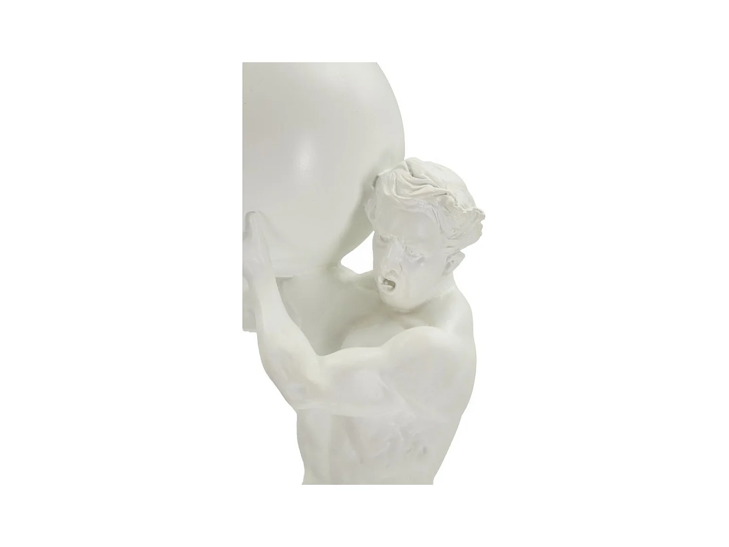 Escultura MF370, Branco, 18x12,5x50 cm, Epikasa
