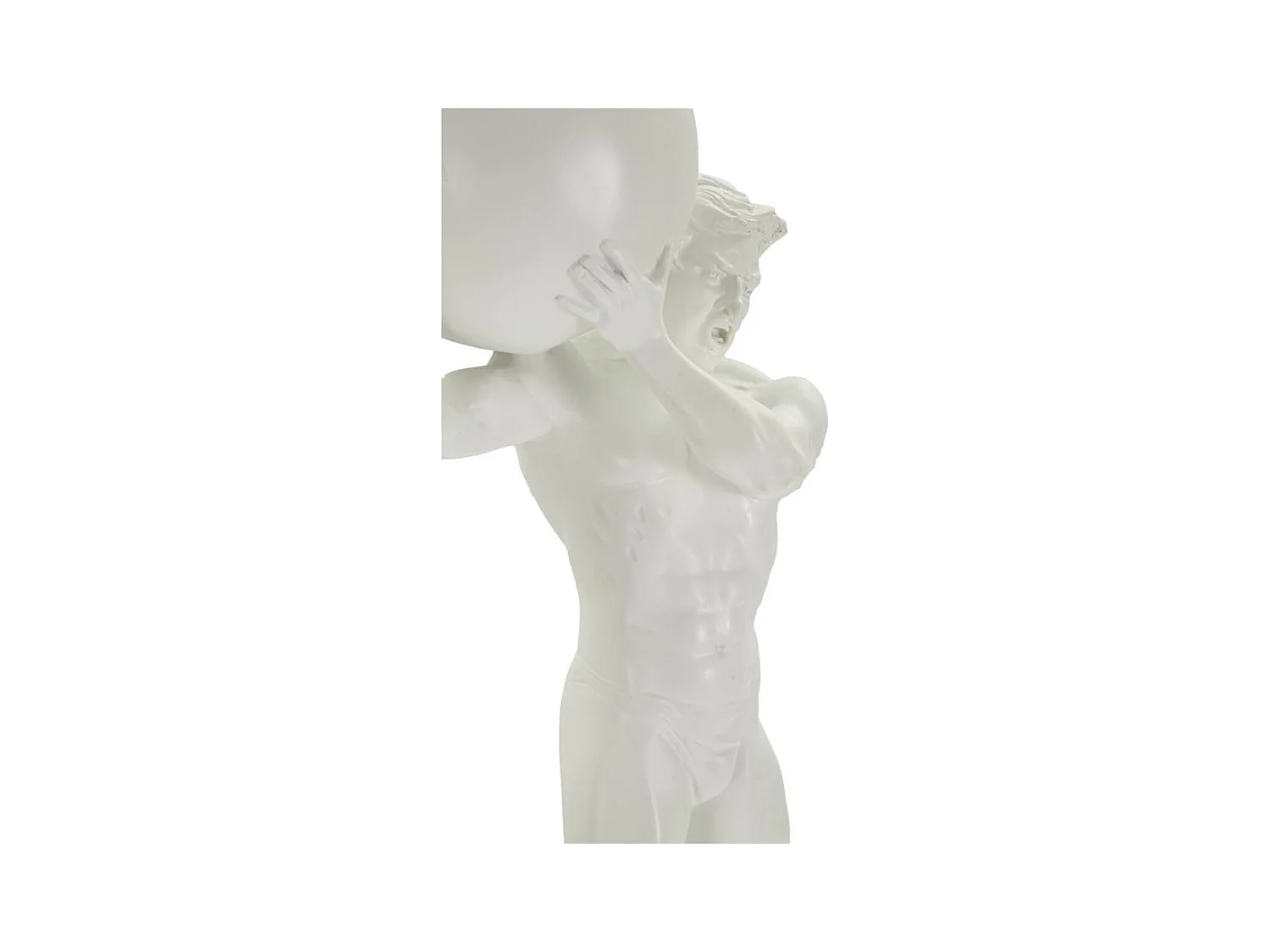 Escultura MF370, Branco, 18x12,5x50 cm, Epikasa