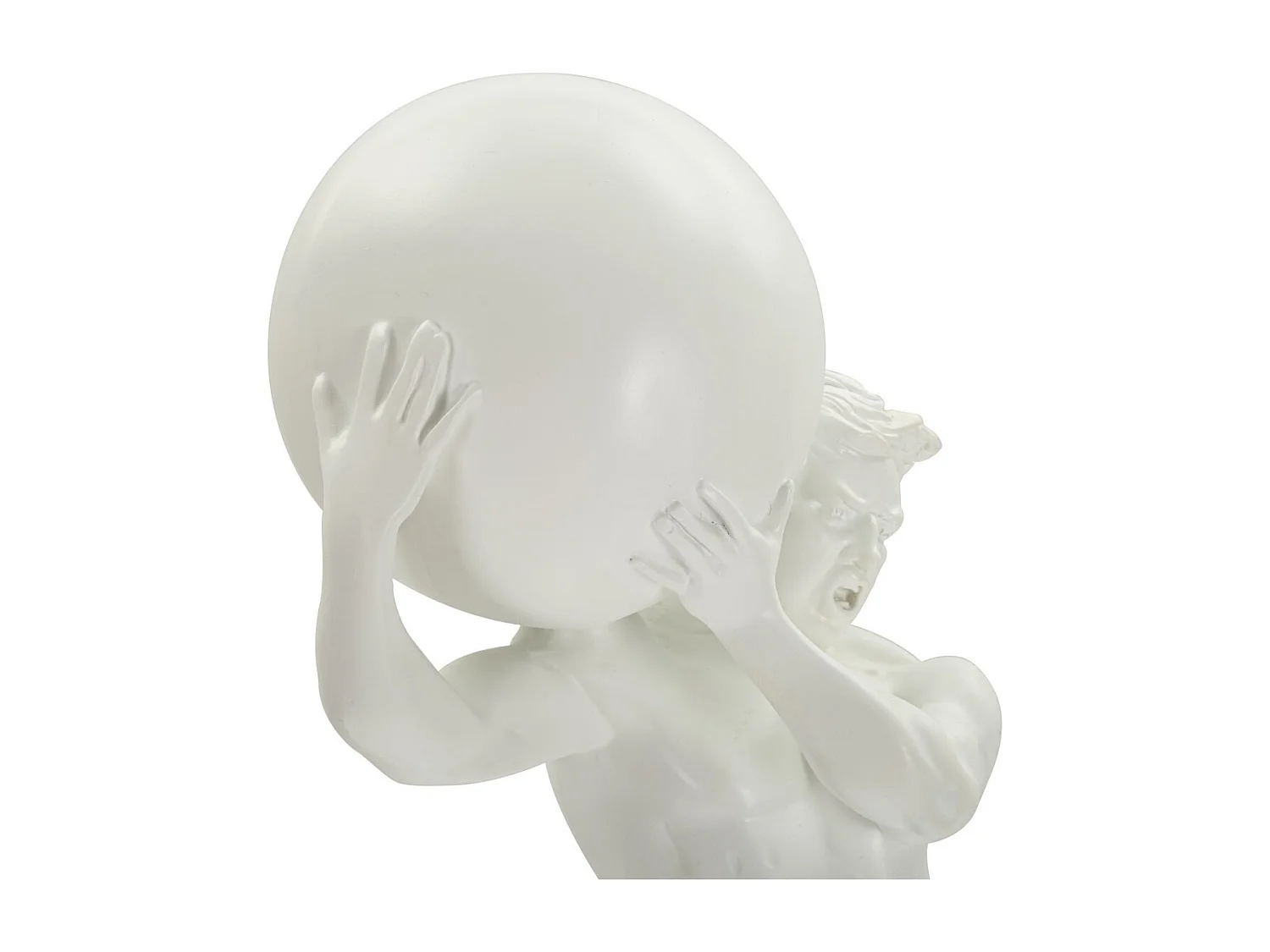 Escultura MF370, Branco, 18x12,5x50 cm, Epikasa