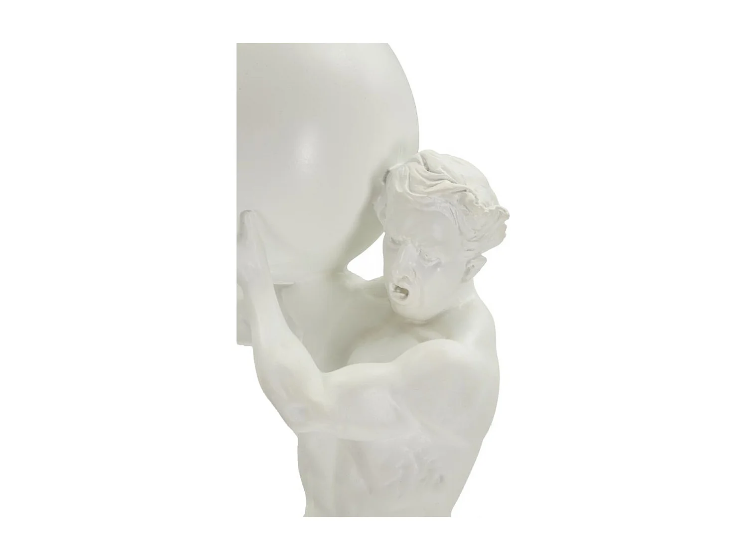 Sculpture MF370, Blanc, 18x12,5x50 cm, Seven Design
