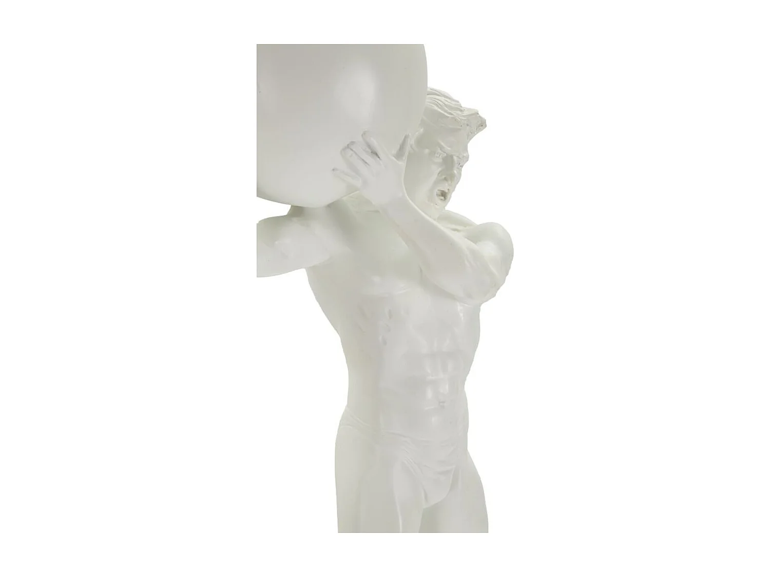Sculpture MF370, Blanc, 18x12,5x50 cm, Seven Design