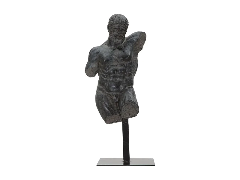 Escultura Homem 1, Preto, 26x22x57,5 cm, Epikasa