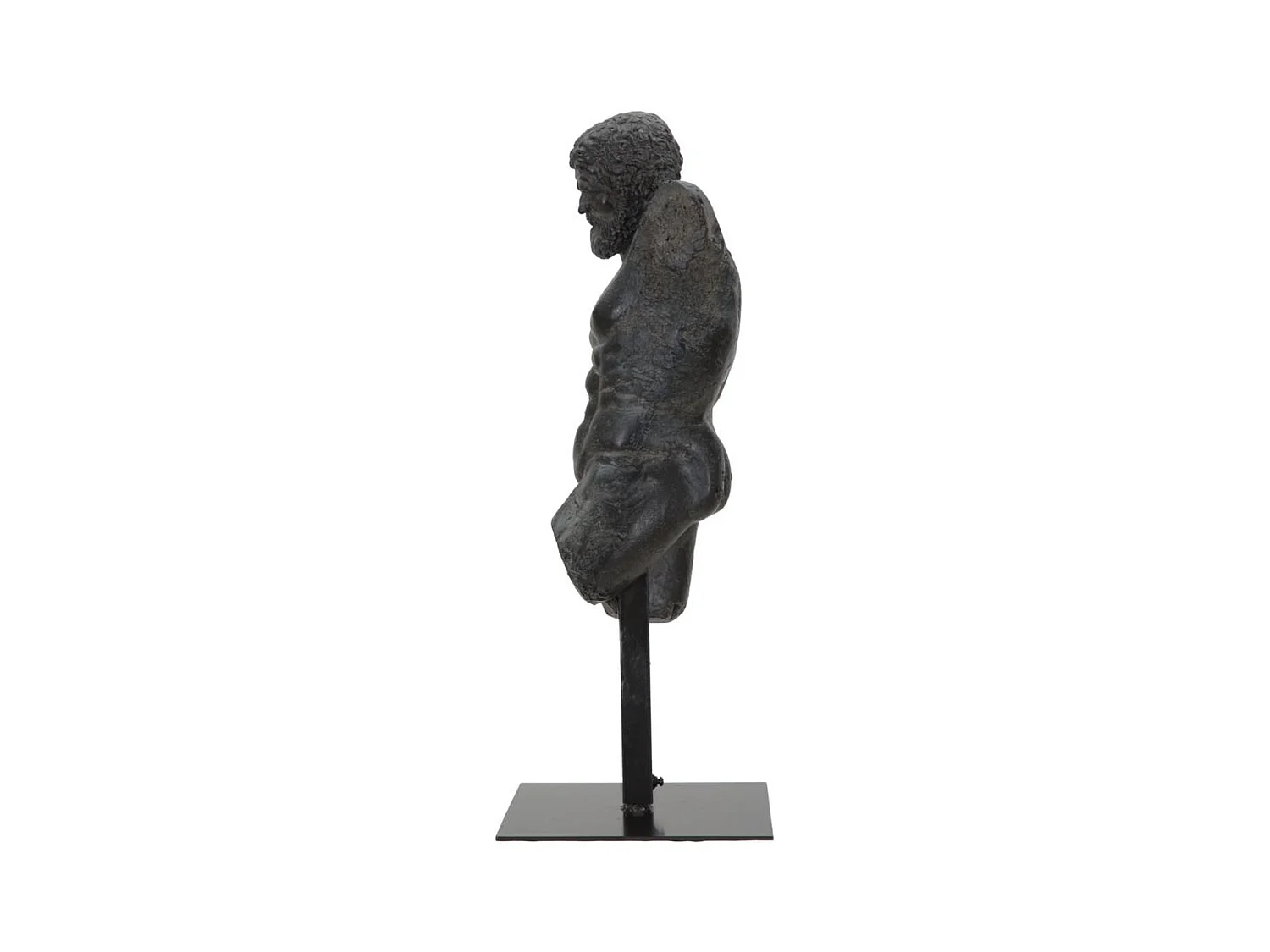 Sculpture Homme 1, Noir, 26x22x57,5 cm, Seven Design