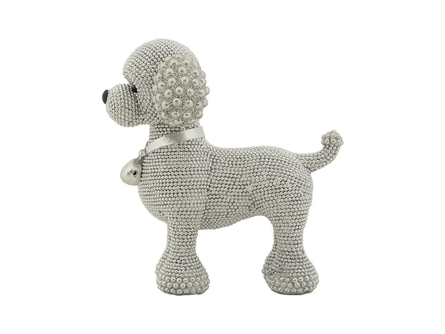 Sculpture Chien 9, Argent, 15x9,5x15 cm, Seven Design