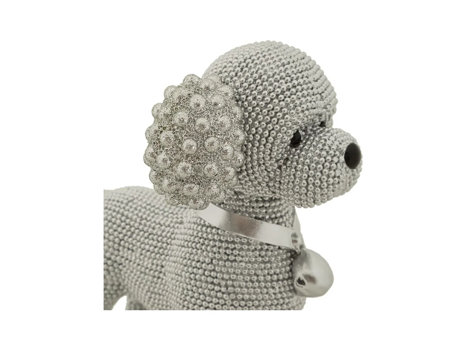 Sculpture Chien 9, Argent, 15x9,5x15 cm, Seven Design