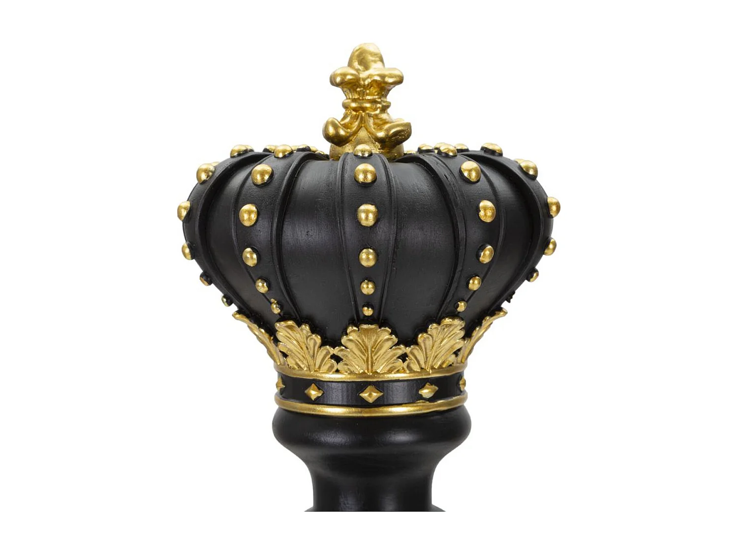 Beeldhouwwerk Schaken 4, Zwart, 14x14x50 cm, Epikasa