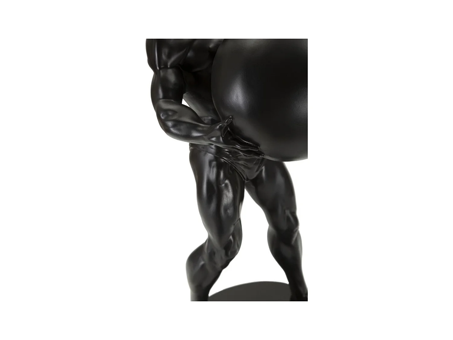 Beeldhouwwerk MF371, Zwart, 18,5x20,5x43,5 cm, Epikasa