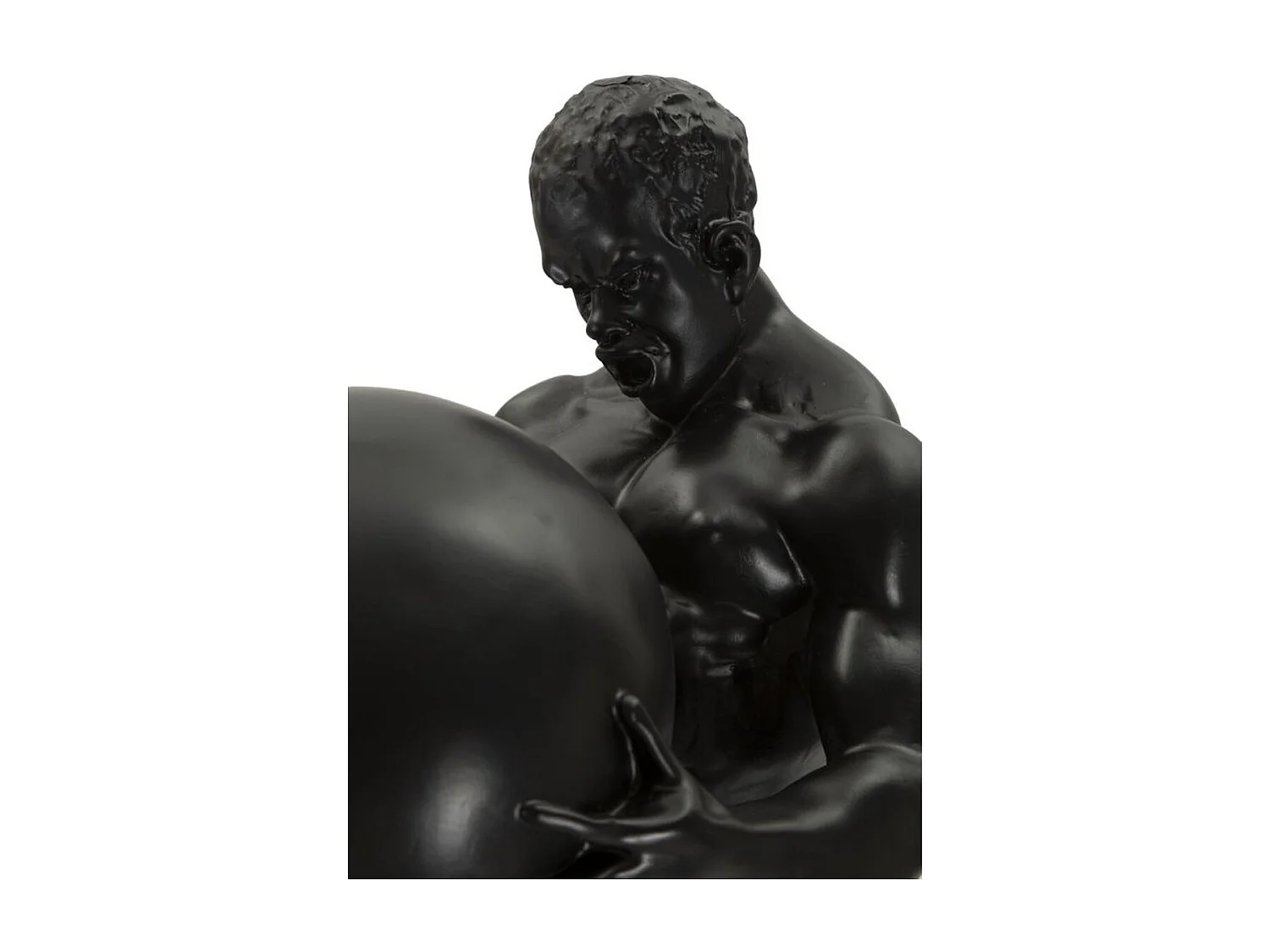 Sculpture MF371, Noir, 18,5x20,5x43,5 cm, Seven Design