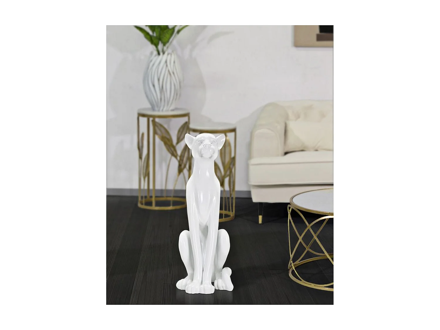 Sculpture MF365, Blanc, 27x38x74 cm, Seven Design