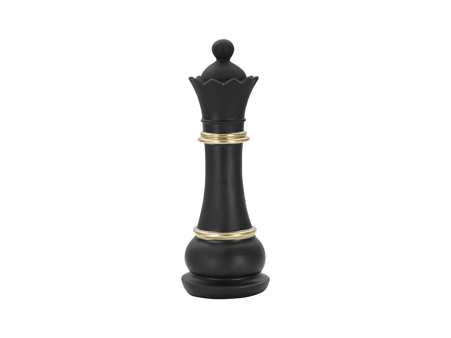 Sculpture Échecs 14, Noir, 9x9x25,5 cm, Epikasa