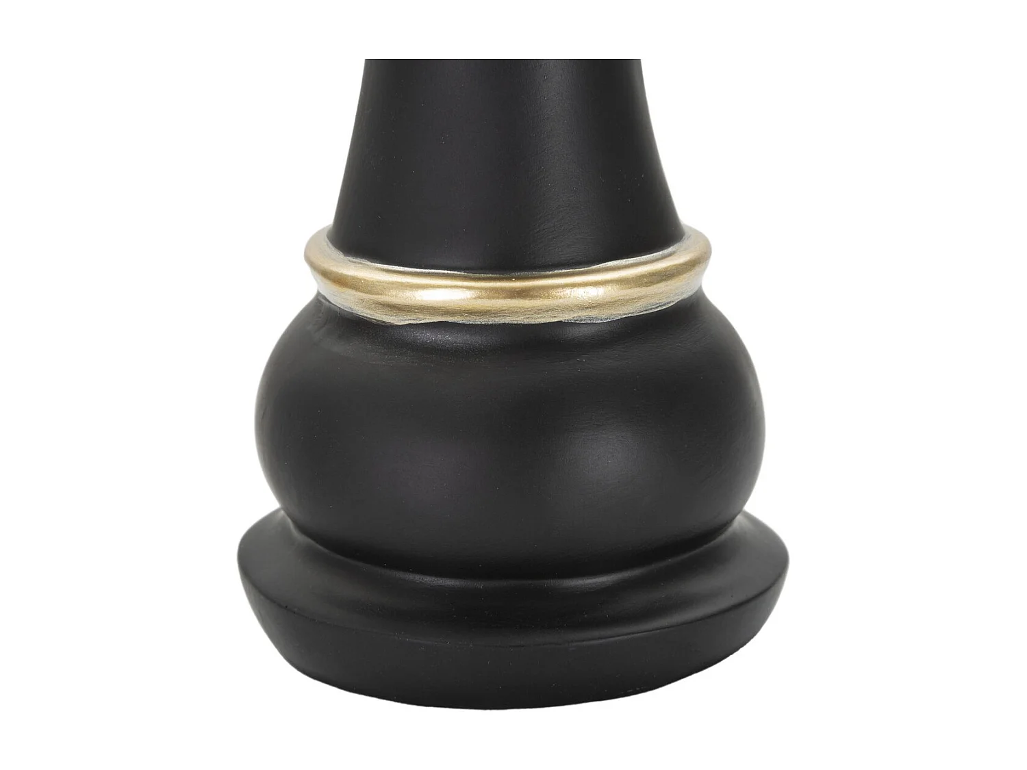 Rzeźba Szachy 14, Czarny, 9x9x25,5 cm, Seven Design