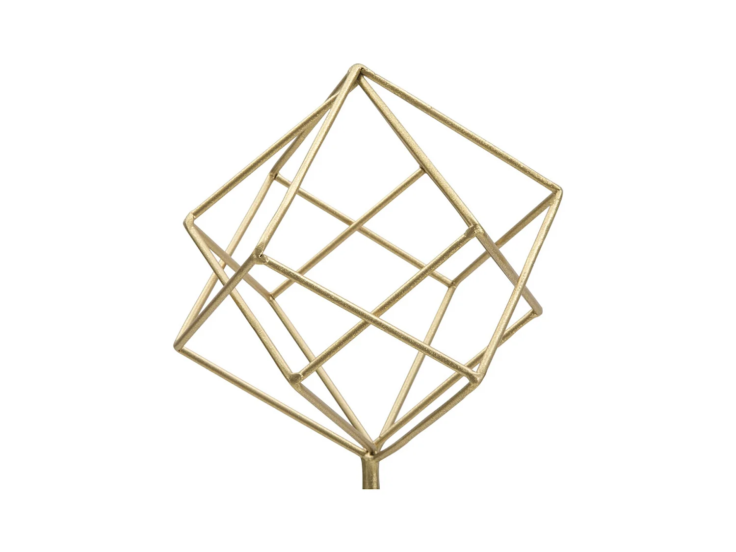 Rzeźba Sześciany 1, Złoto, 16x18x52,5 cm, Epikasa