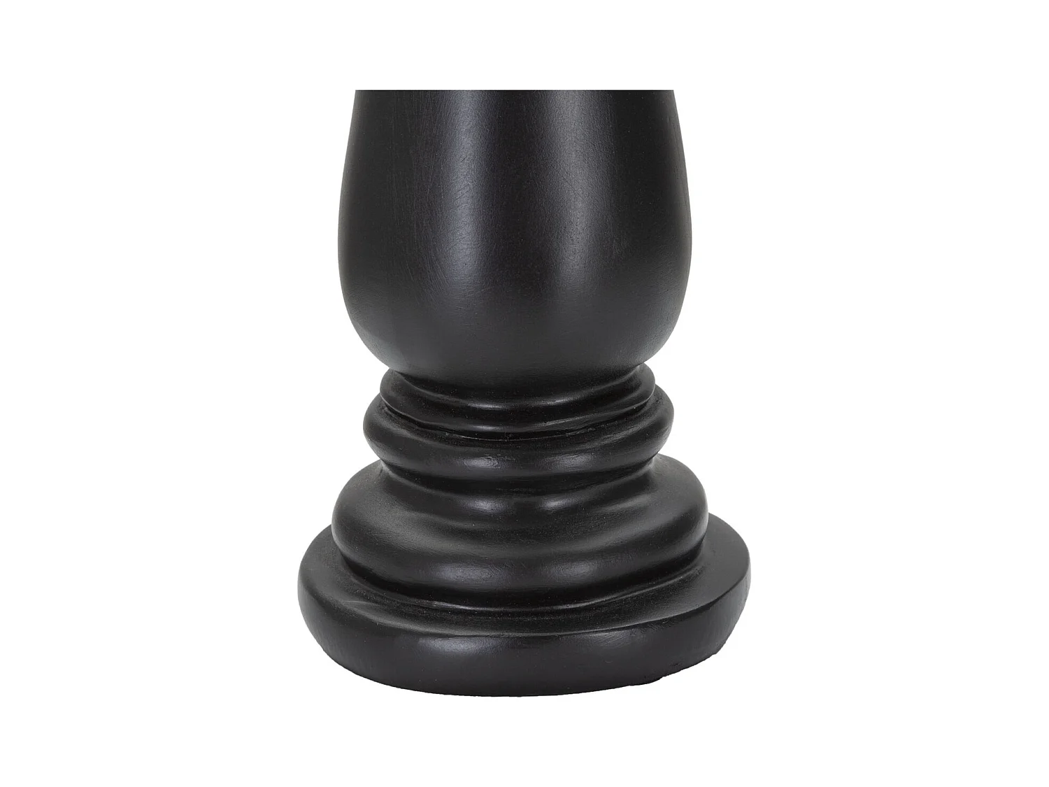 Escultura Xadrez 9, Preto, 12,5x12,5x38,5 cm, Epikasa