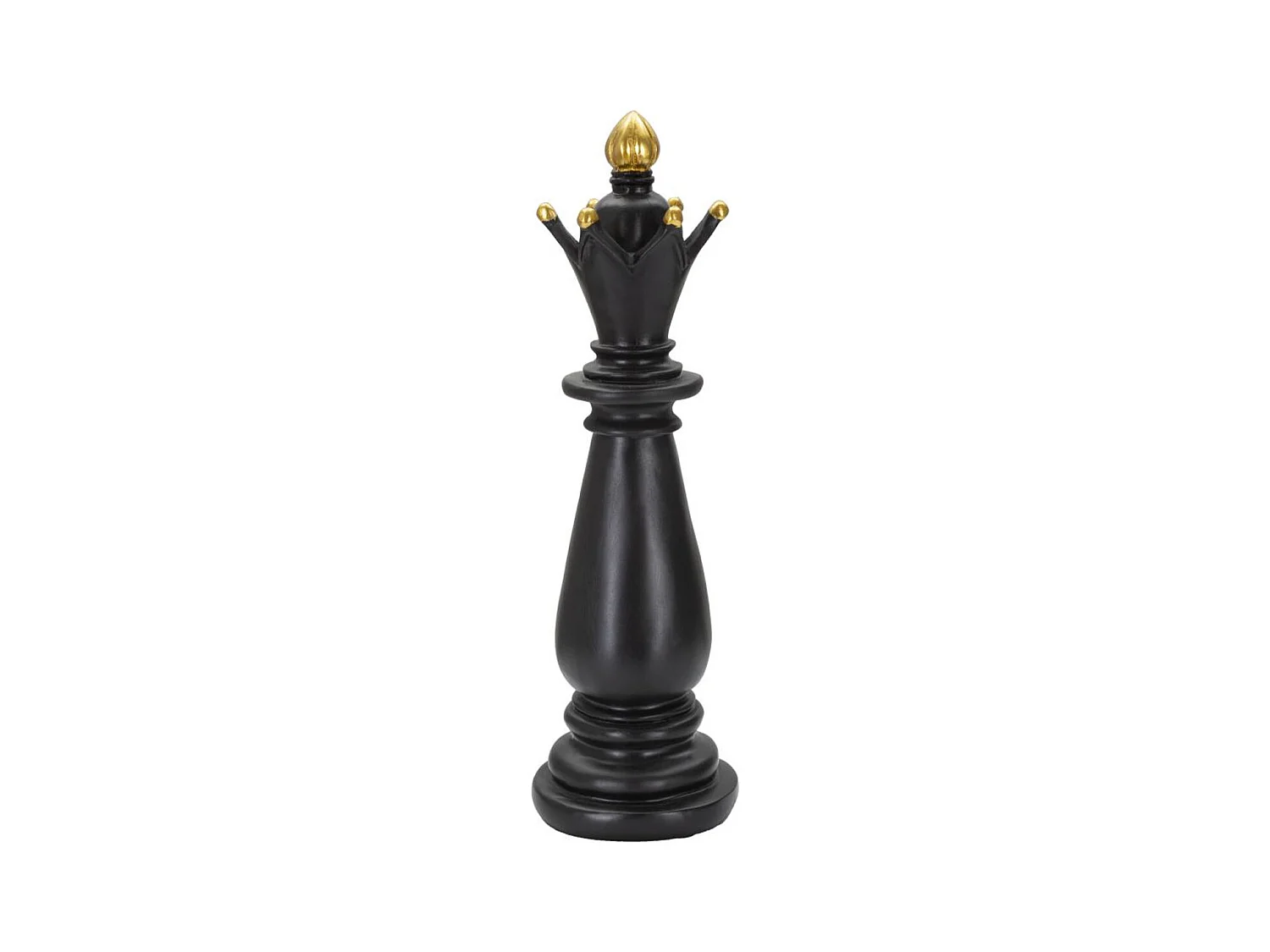 Sculpture Échecs 9, Noir, 12,5x12,5x38,5 cm, Epikasa