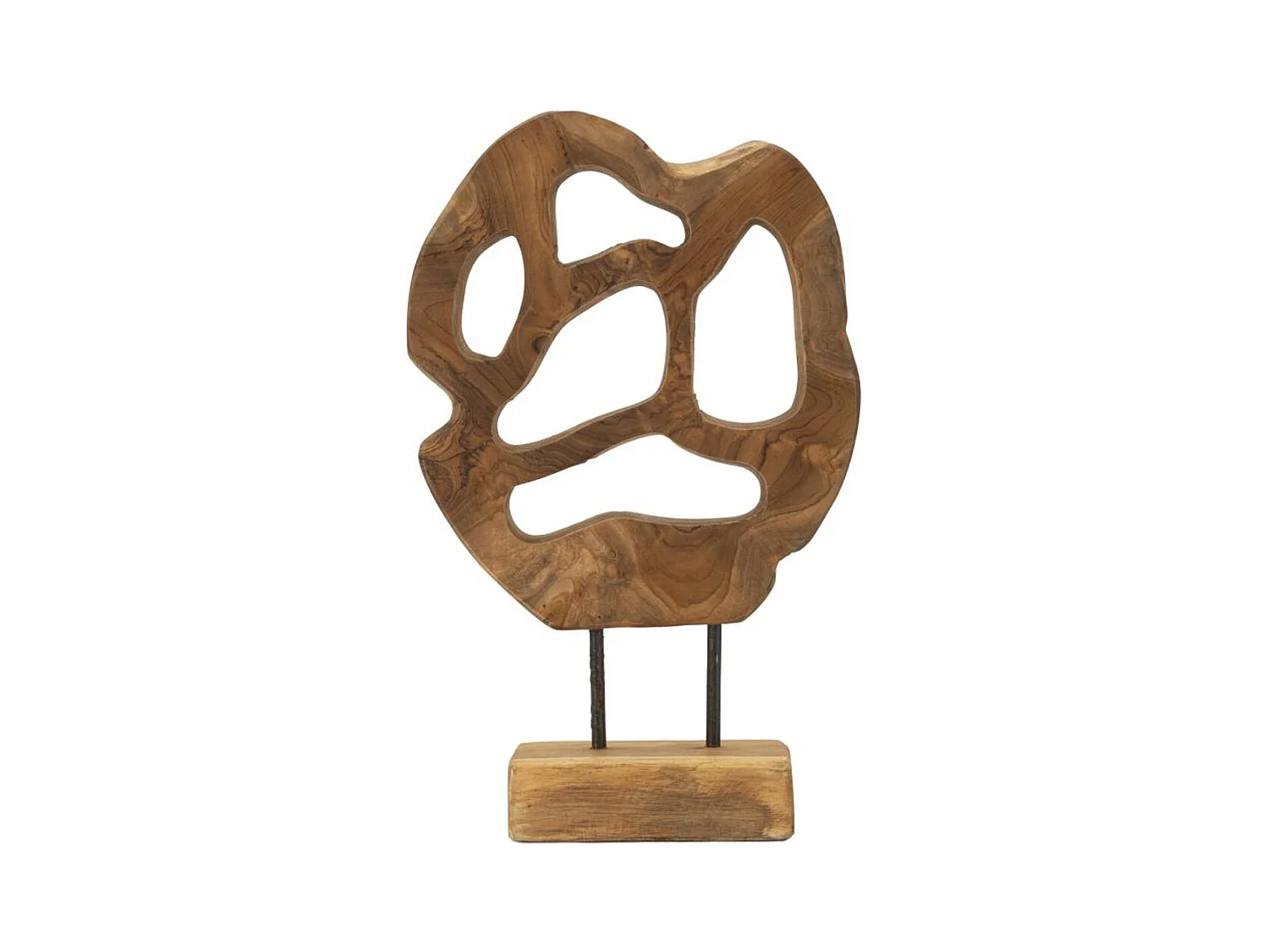 Sculpture Racine 5, Marron, 25x10x38 cm, Epikasa