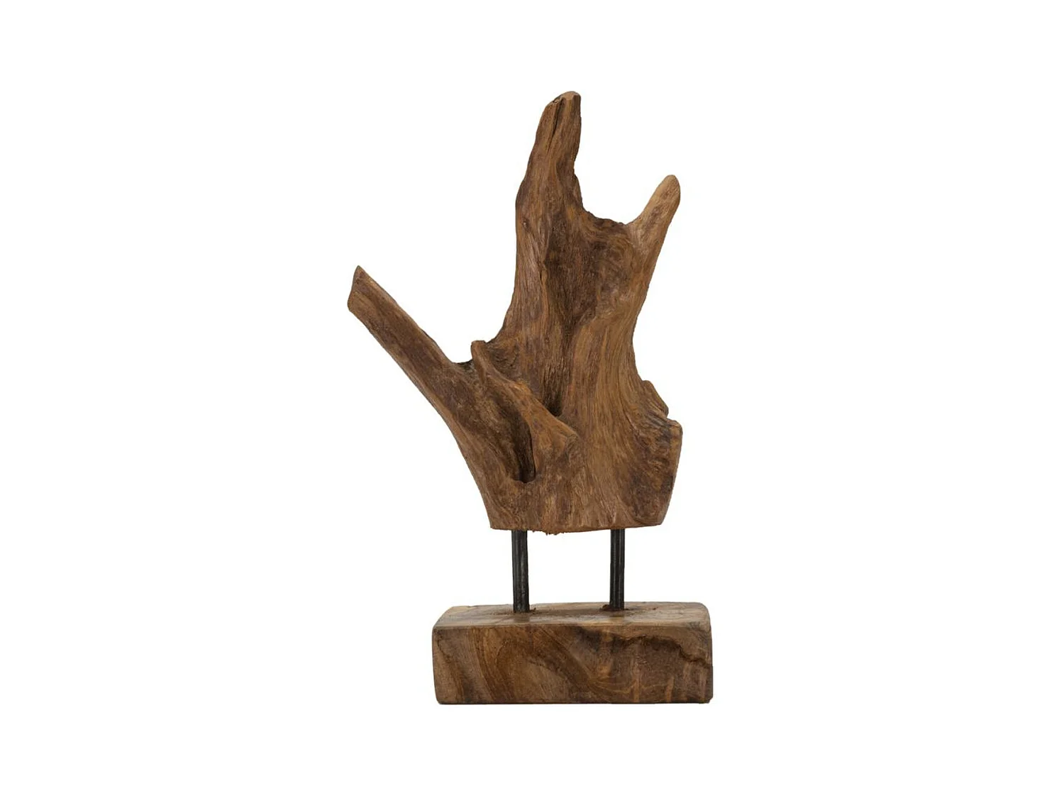 Sculpture Racine 4, Marron, 20x11x34 cm, Epikasa