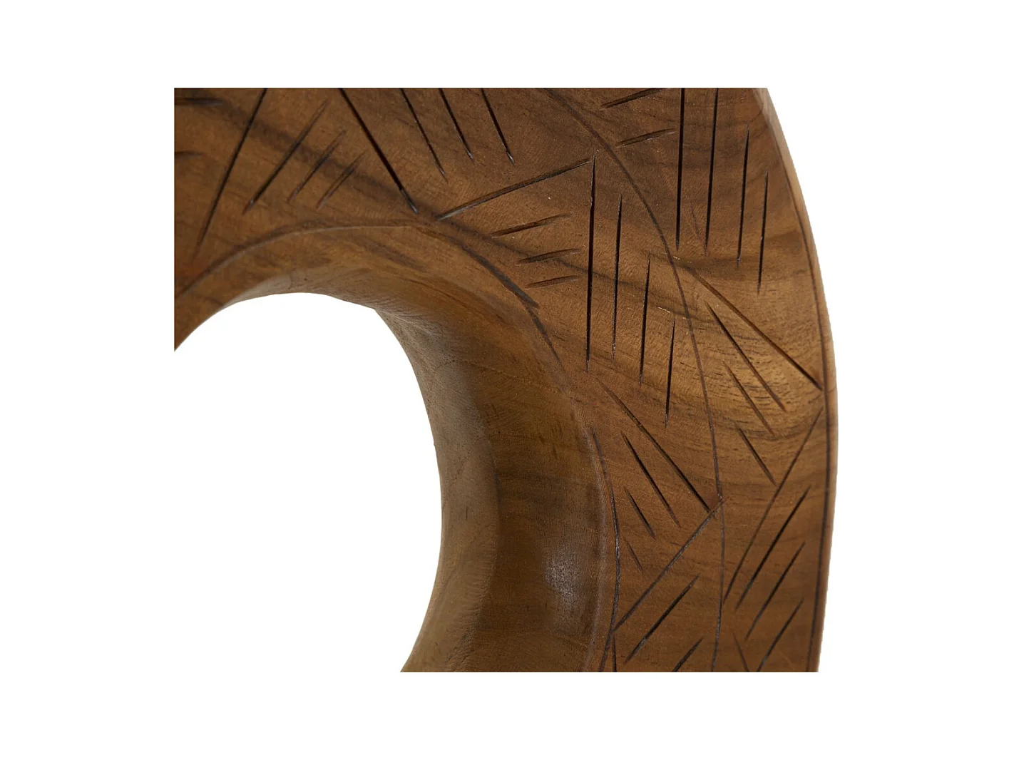 Escultura Círculos 36, Castanho, 35x10x58 cm, Epikasa