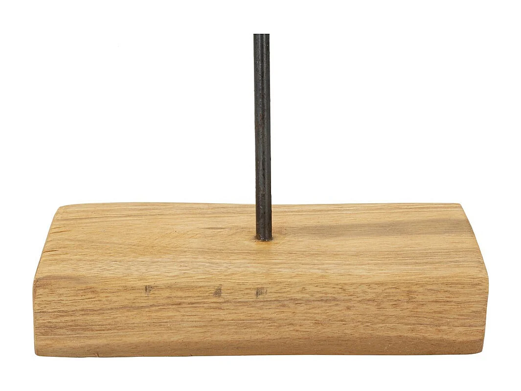 Sculpture Cercles 36, Marron, 35x10x58 cm, Seven Design