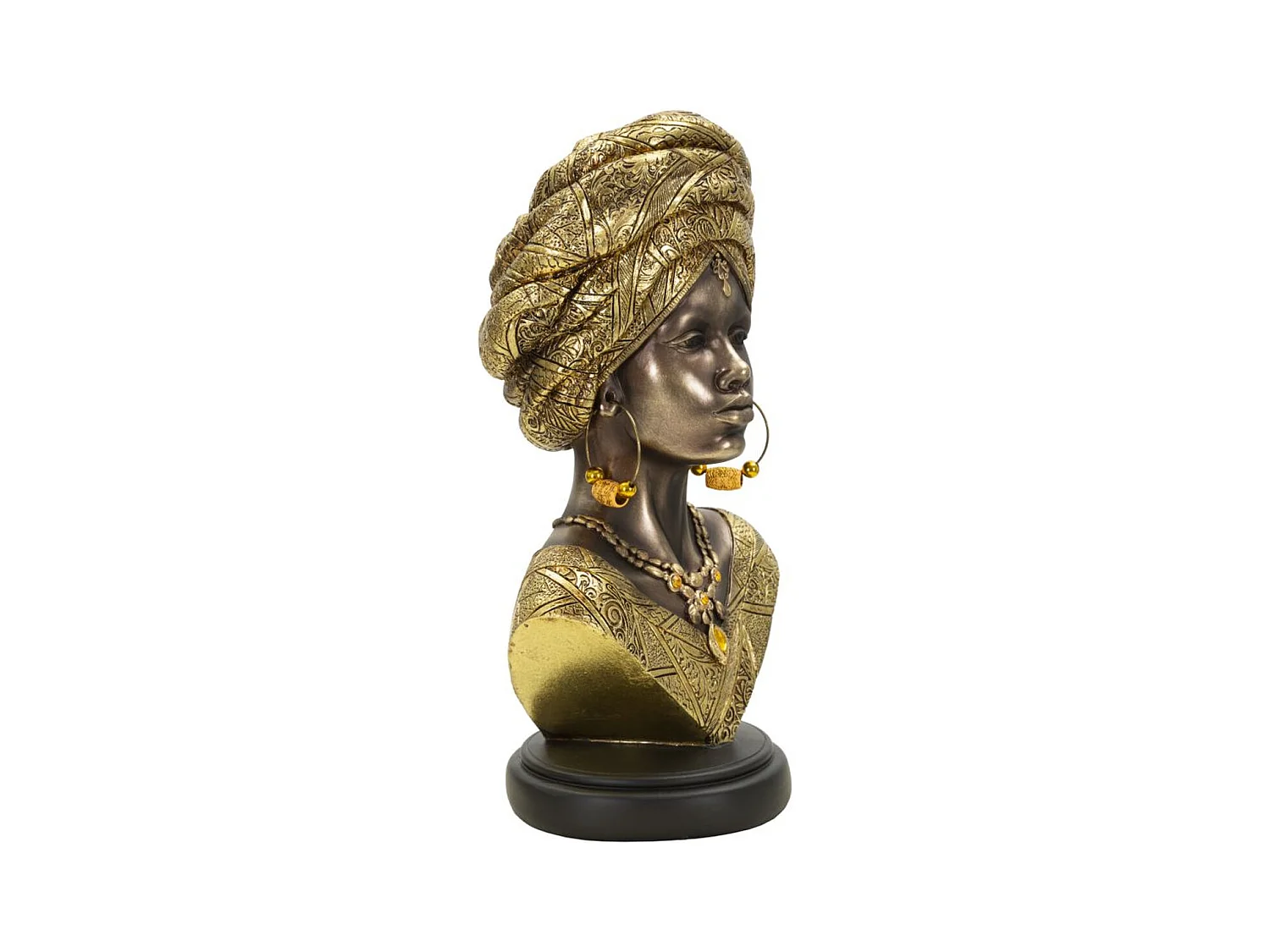 Sculpture Afrique 9, Multicouleur, 21x16x38 cm, Seven Design